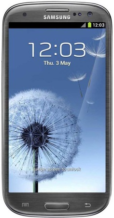 Смартфон Samsung Galaxy S3 GT-I9300 16Gb Titanium grey - Великий Новгород